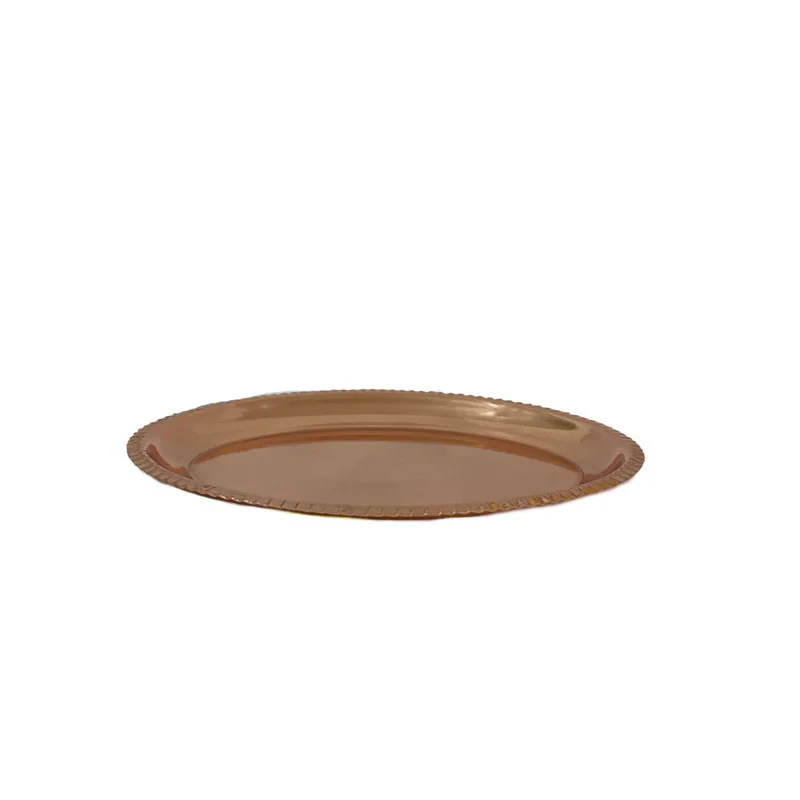 سینی مسی مدل بیضی کد ZH377.1