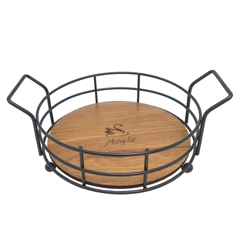 ظرف میوه‌خوری با کف چوب، کد 5172