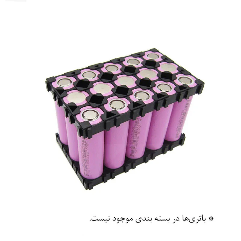 نگهدارنده باتری لیتیومی مدل 15cell کد 18650 بسته 4 عددی