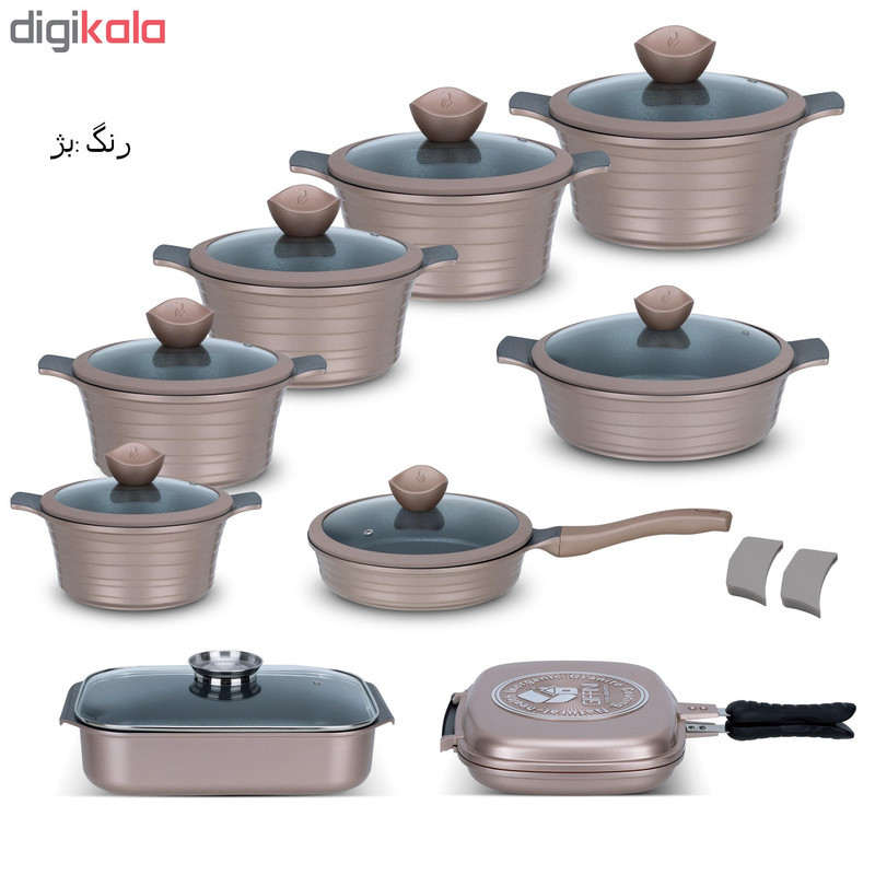 سرویس پخت و پز 20 پارچه جی فی نی کد 0004