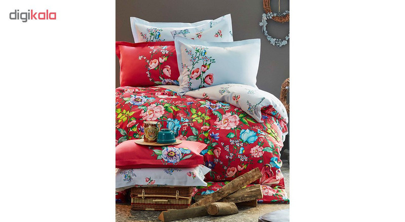 پتو کاراجا هوم مدل NOVELA KIRMIZI سایز 240 × 220 سانتی متر