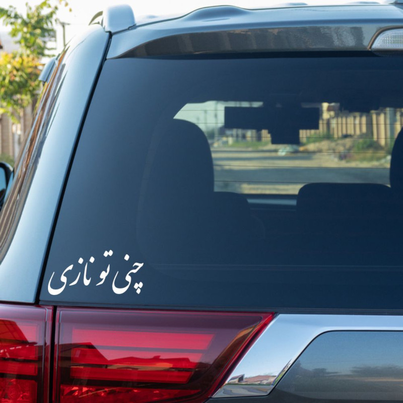 برچسب بدنه خودرو طرح چنی تو نازی کد MT-W484