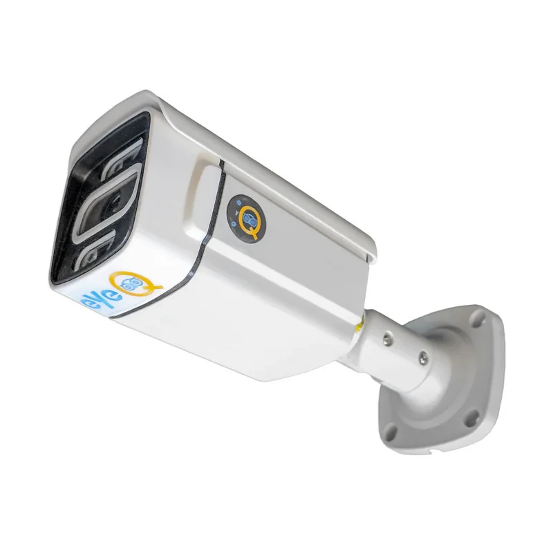 دوربین مداربسته آنالوگ بولت فضای باز آی کیو مدل Full-Color با استاندارد IP66، هوش مصنوعی نسخه V5.0، تشخیص هوشمند شرایط محیطی و قابلیت اتصال از راه دور به DVR آی کیو