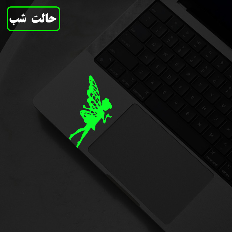 استیکر کلید و پریز مدل شبنما طرح  فرشته بالدار کد 011