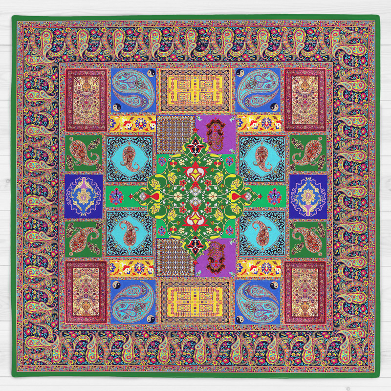 رومیزی طرح ترمه کد 92754