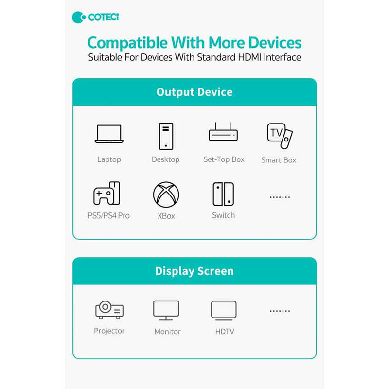 کابل افزایش طول Display Port کوتتسی مدل 87412 - 8K طول 1.0متر