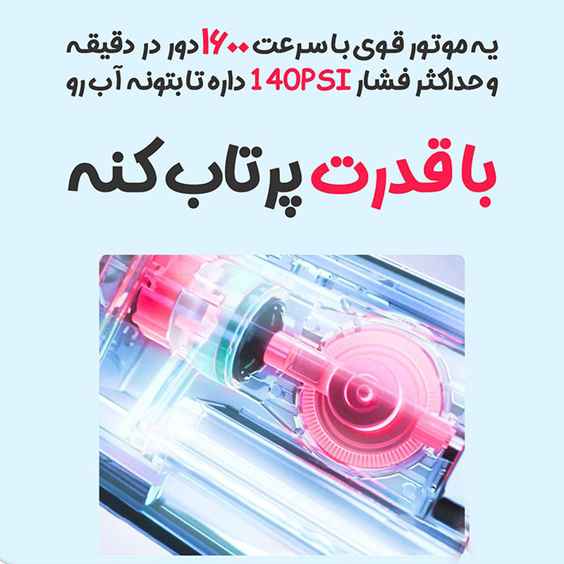 دستگاه شست‌وشوی دهان و دندان شارژی انپولی مدل M6 PLUS