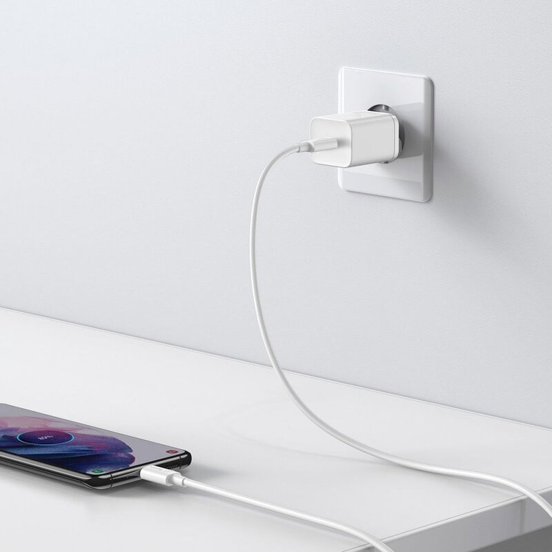 شارژر دیواری 25 وات باسئوس مدل CCCJG25CE به همراه کابل USB-C
