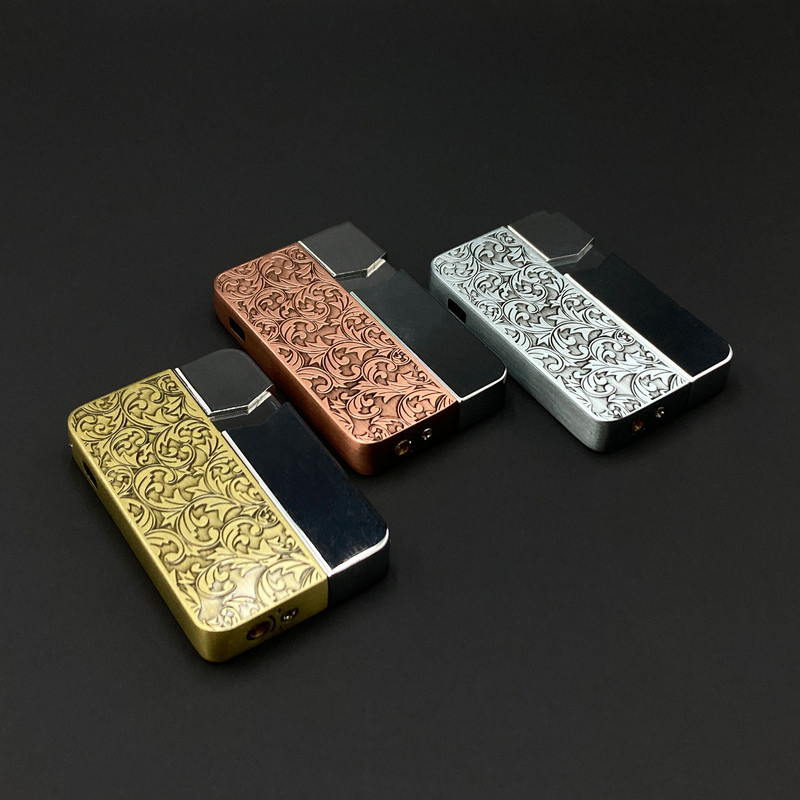 فندک مدل دکمه ای طرح اسلیمی کد DKD-1752
