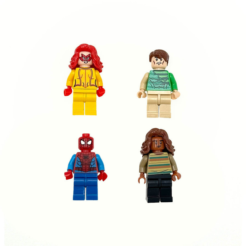 اکشن فیگور مارول طرح مرد عنکبوتی مدل سوپرهیرو ارتفاع 4 سانتی متر مجموعه 8 عددی