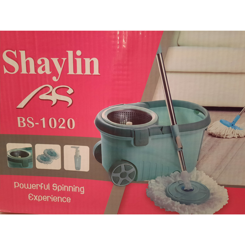 ست سطل و زمین شوی شایلین مدل STEEL