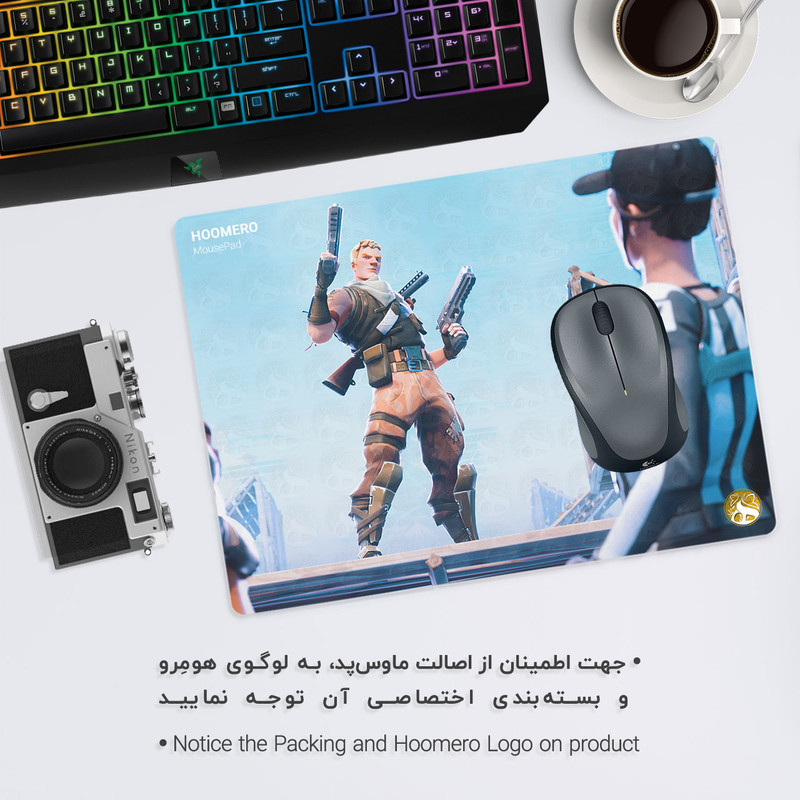 ماوس پد هومرو طرح فورتنایت مدل A1467