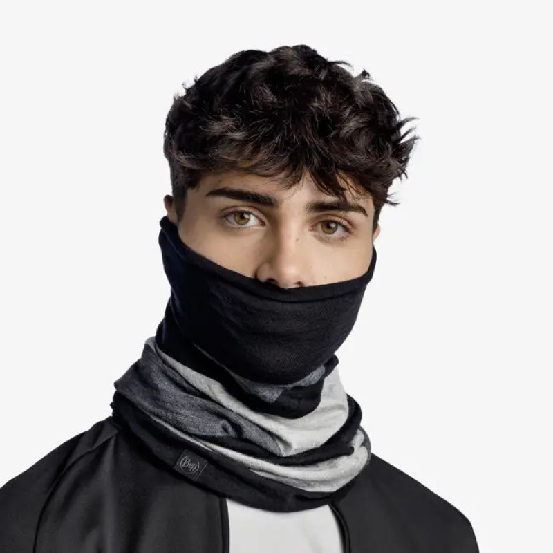 دستمال سر و گردن باف مدل merino move graphite