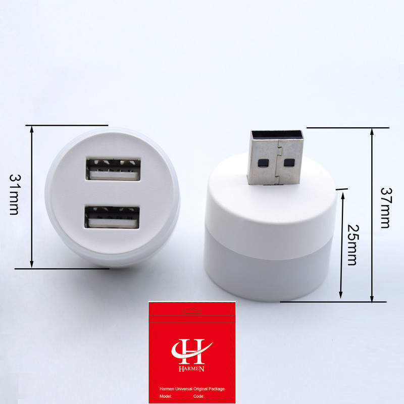 LED چراغ یو اس بی هارمن مدل Small Night Light 2Usb