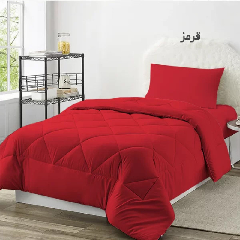 لحاف چیداری مدل میکرو یک نفره سایز 190x220سانتی متر