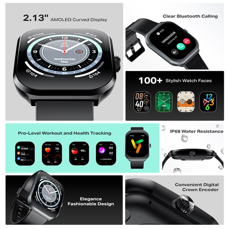 ساعت هوشمند 46 میلی متری اینفینیکس مدل XWatch 3 Plus با بند پلاستیکی