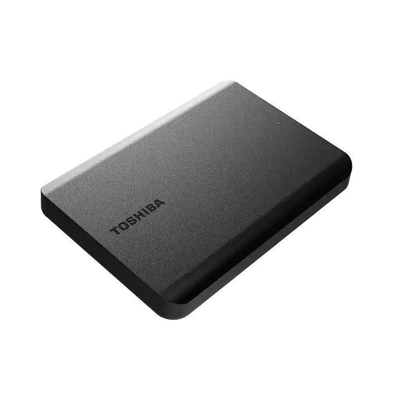 هارد اکسترنال توشیبا مدل Canvio Basics ظرفیت دو ترابایت دارای رابط USB Type-A 3.2