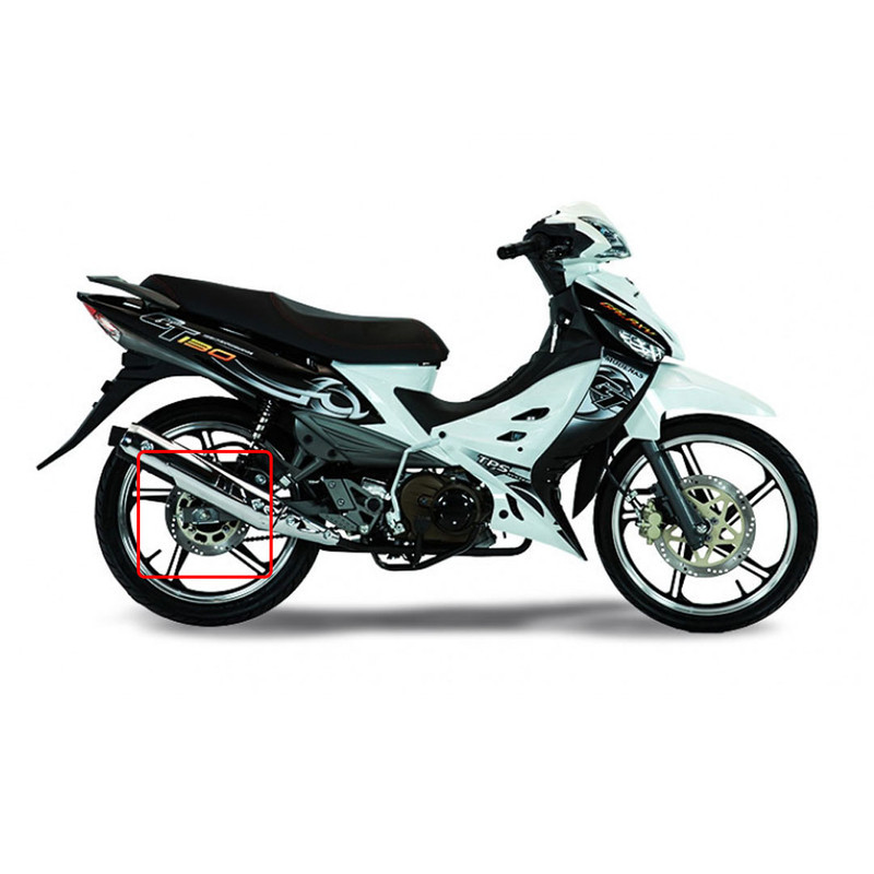 دیسک ترمز چرخ عقب موتور سیکلت مدل GT130-R مناسب برای مودناس گالکسی