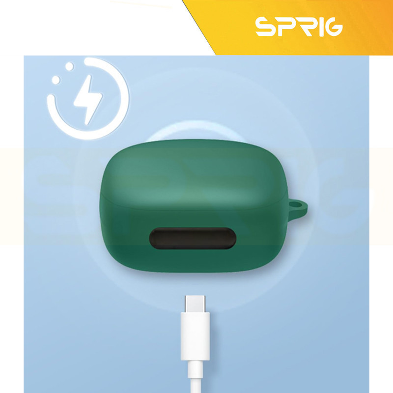 کاور اسپریگ مدل Silicone-SP مناسب برای کیس هدفون بی سیم انکر Soundcore Liberty 4 Pro
