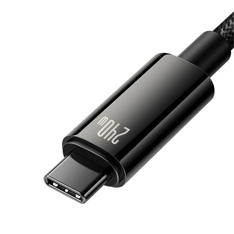کابل تبدیل USB-C باسئوس مدل (TUNGSTEN GOLD  (240W طول 2 متر