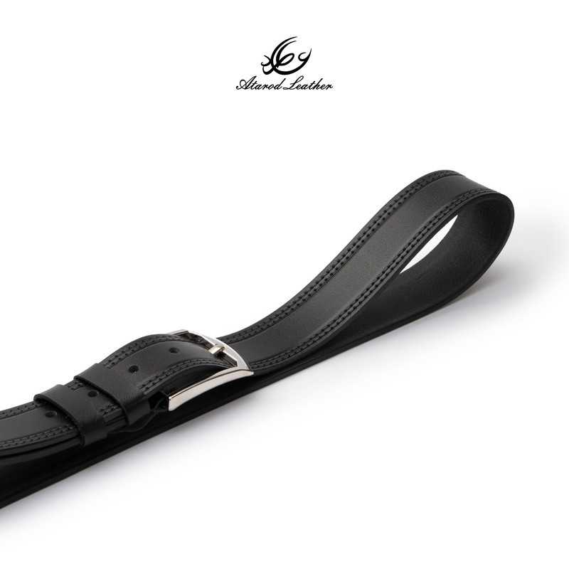 کمربند مردانه چرم عطارد مدل چرم طبیعی کد B75