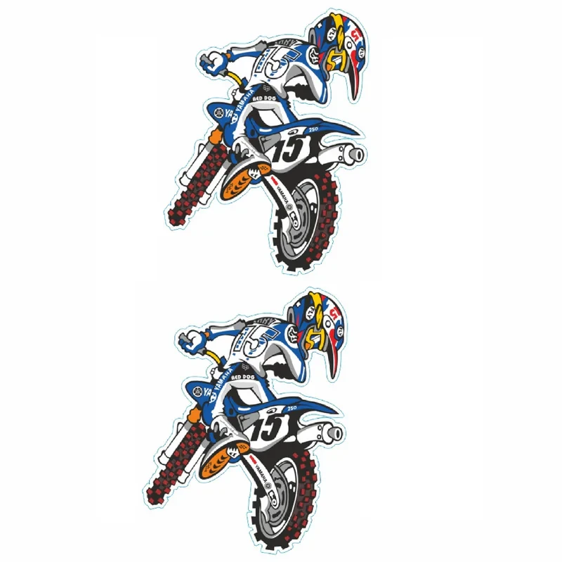 برچسب بدنه موتورسیکلت طرح MOTOR کد 88 بسته 2 عددی