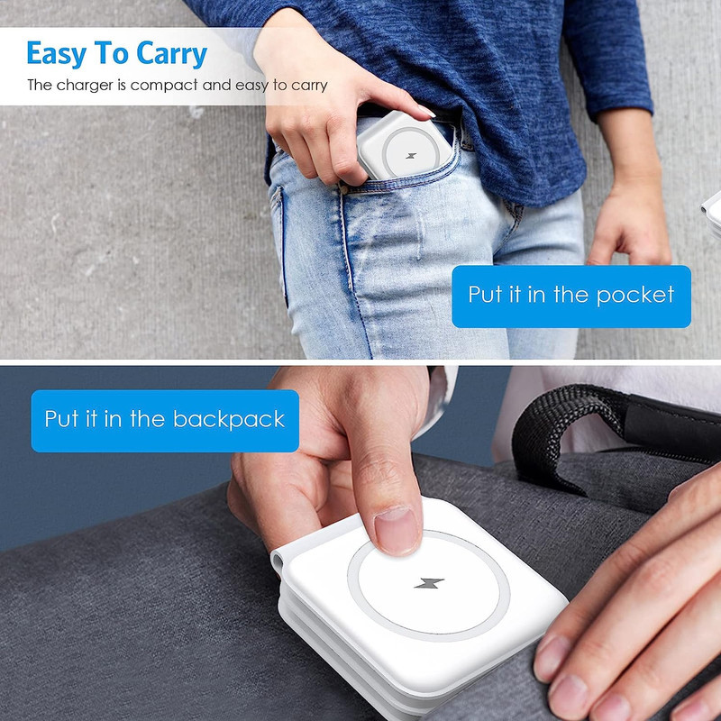 شارژر بی سیم مدل  3in1 magnetic wireless charger
