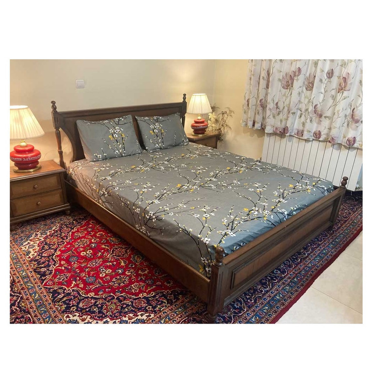 سرویس روتختی مدل شکوفه گیلاس دو نفره 4 تکه