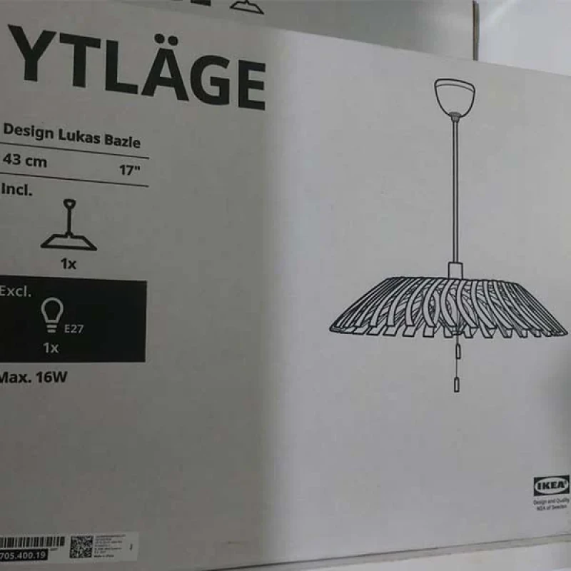 لوستر 1 شعله ایکیا مدل YTLAGE