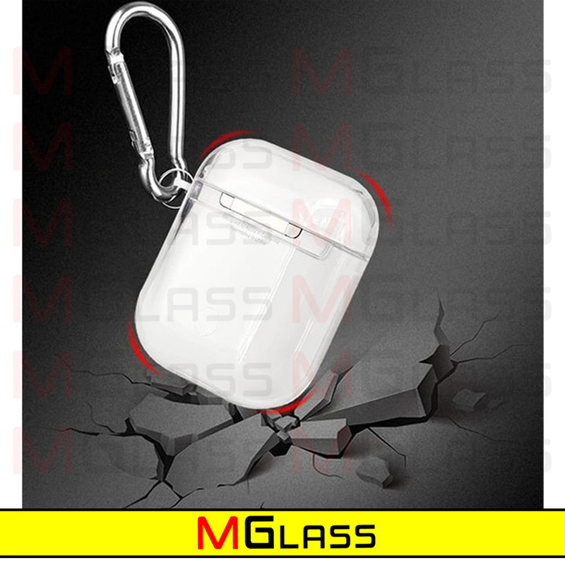 کاور ام‌گلس مدل Clear-MG مناسب برای کیس اپل ایرپاد Airpods 1  Airpods 2