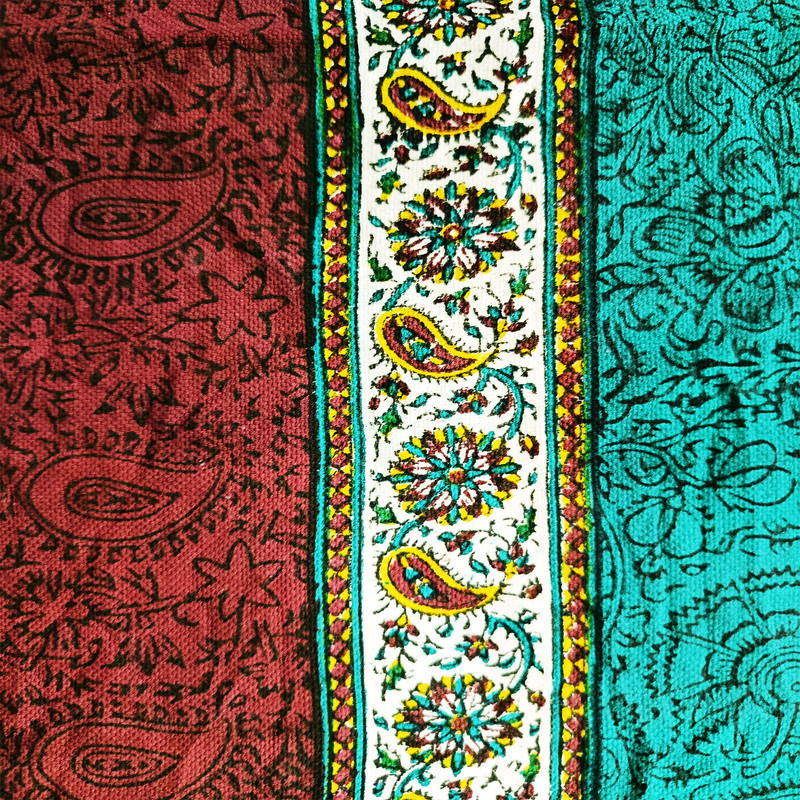 رومیزی قلمکار مدل ترنج سلطانی