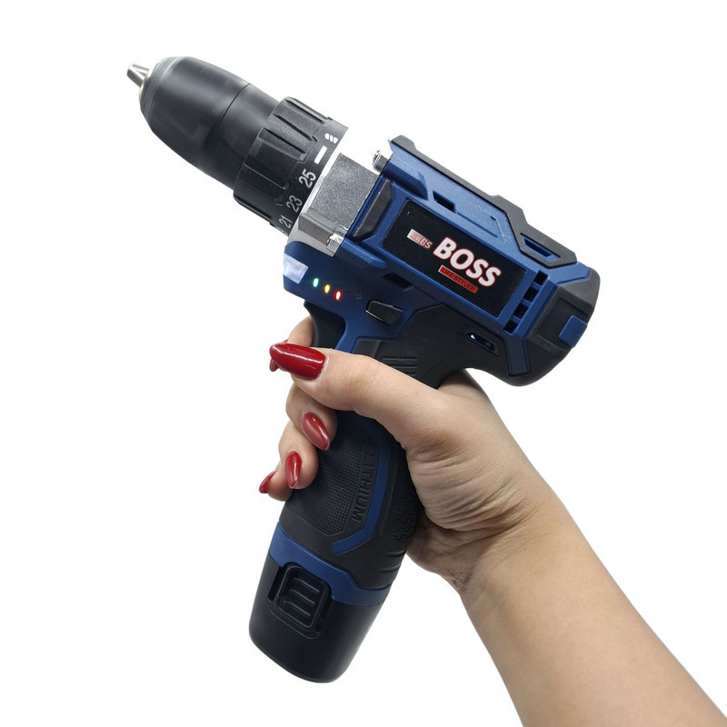 دریل پیچ گوشتی شارژی صنعتی 10 میلی متری 18 ولت باس مدل 18V کد 1