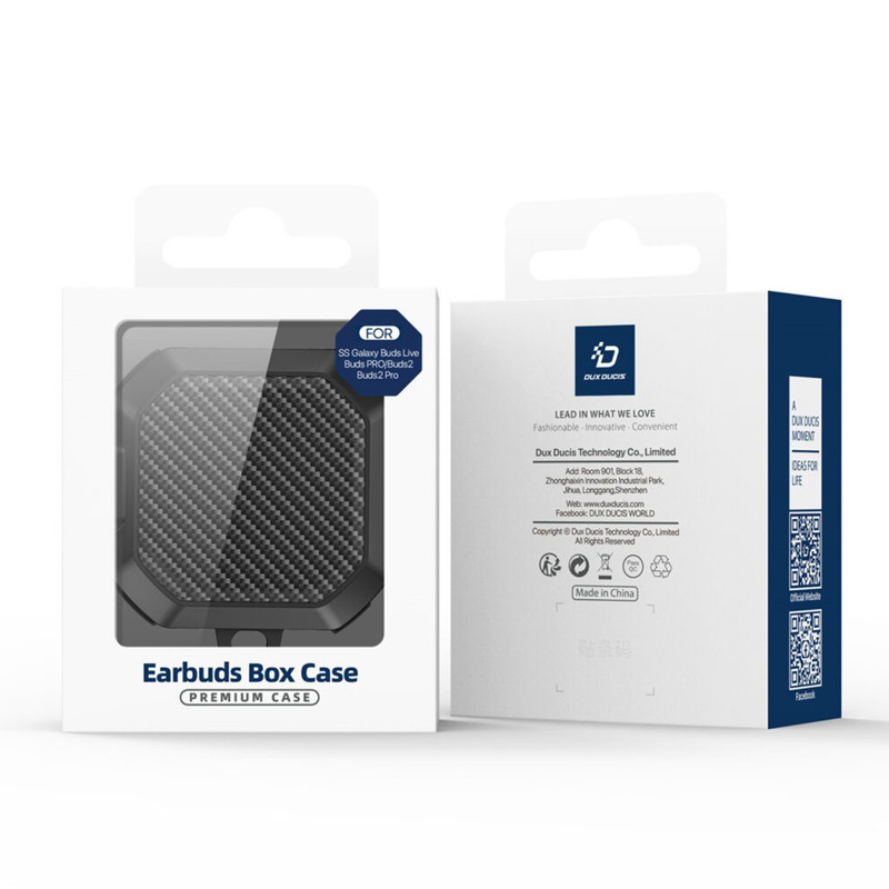 کاور دوکس دوکیس مدل SECF مناسب برای کیس هندزفری سامسونگ Galaxy Buds2 Pro