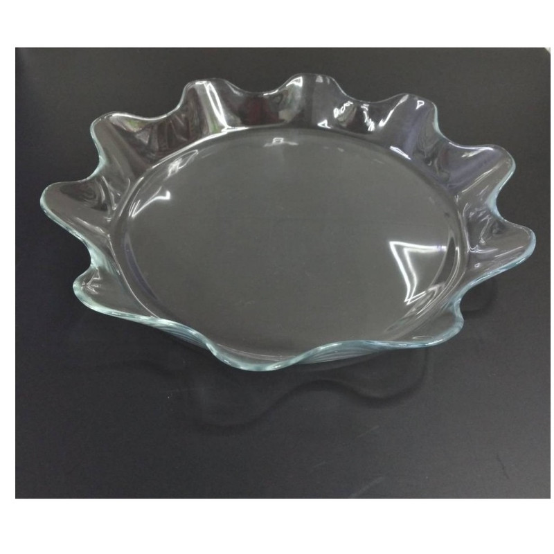 میوه‌خوری کریستال پاشاباغچه Splash Serving Platter مدل حلالی، ابعاد 32×32×4 سانتی‌متر، مناسب شستشو با دست و ماشین ظرفشویی
