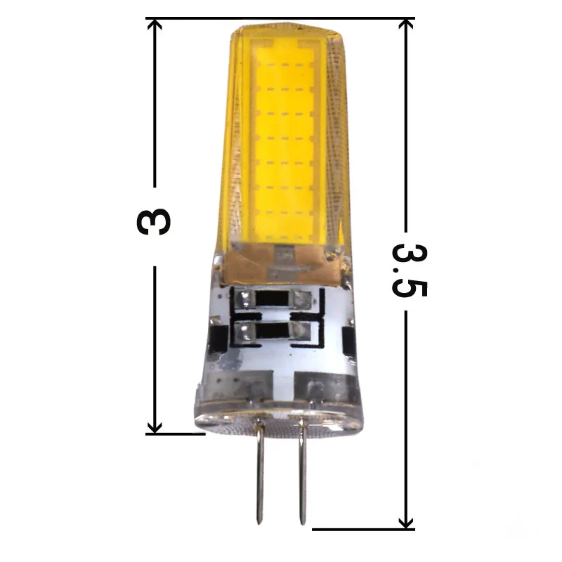لامپ سوزنی 2 وات نوربیست مدل 2W-COB پایه G4-220V بسته 2 عددی