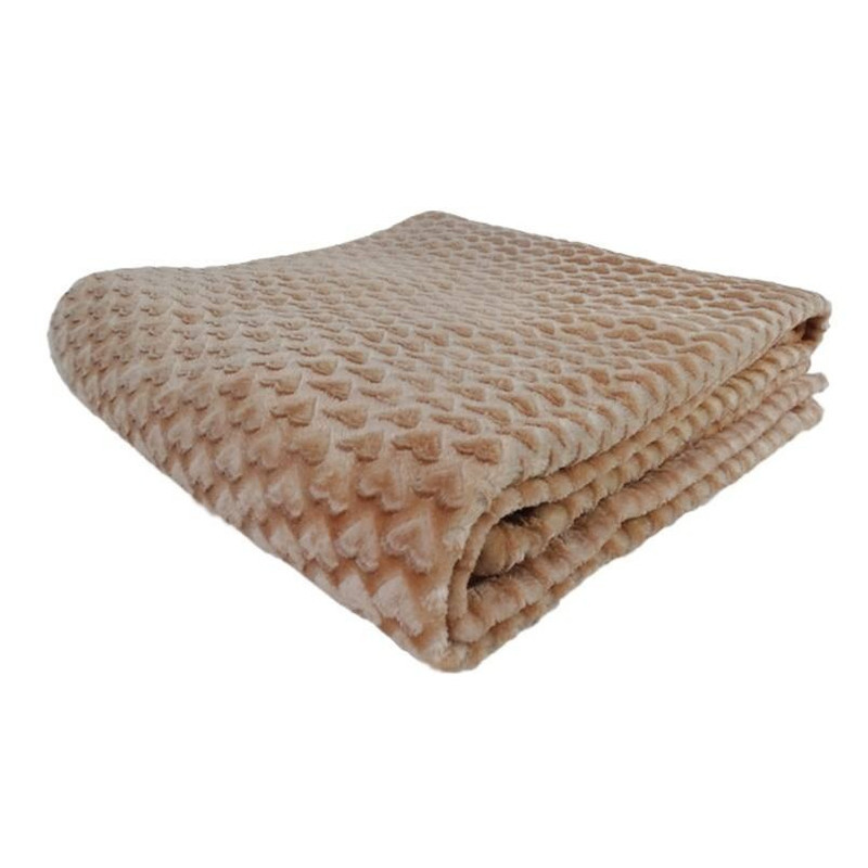 پتوی تیسا مدل قلب سایز 150x220 سانتی متر