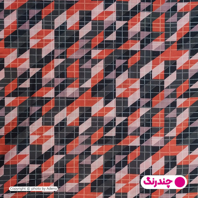 روکش لحاف آدنو مدل منشور کد CH94 یک نفره سایز 160x220 سانتی متر
