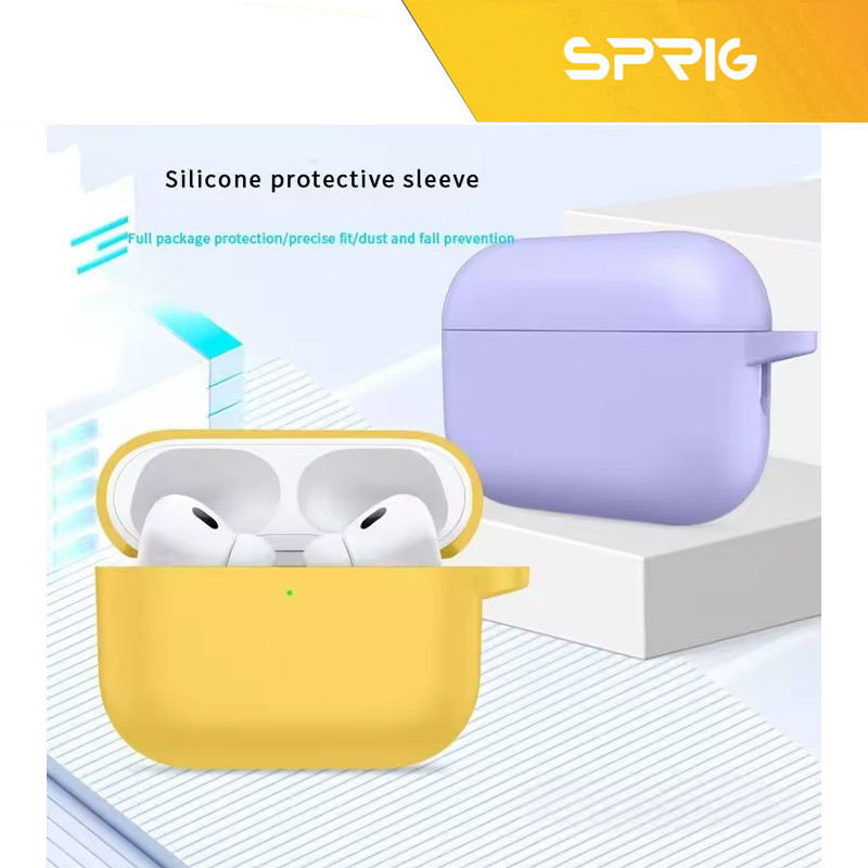کاور اسپریگ مدل Silicone-SP مناسب برای کیس هدفون بی سیم ایرپاد Airpods pro 3