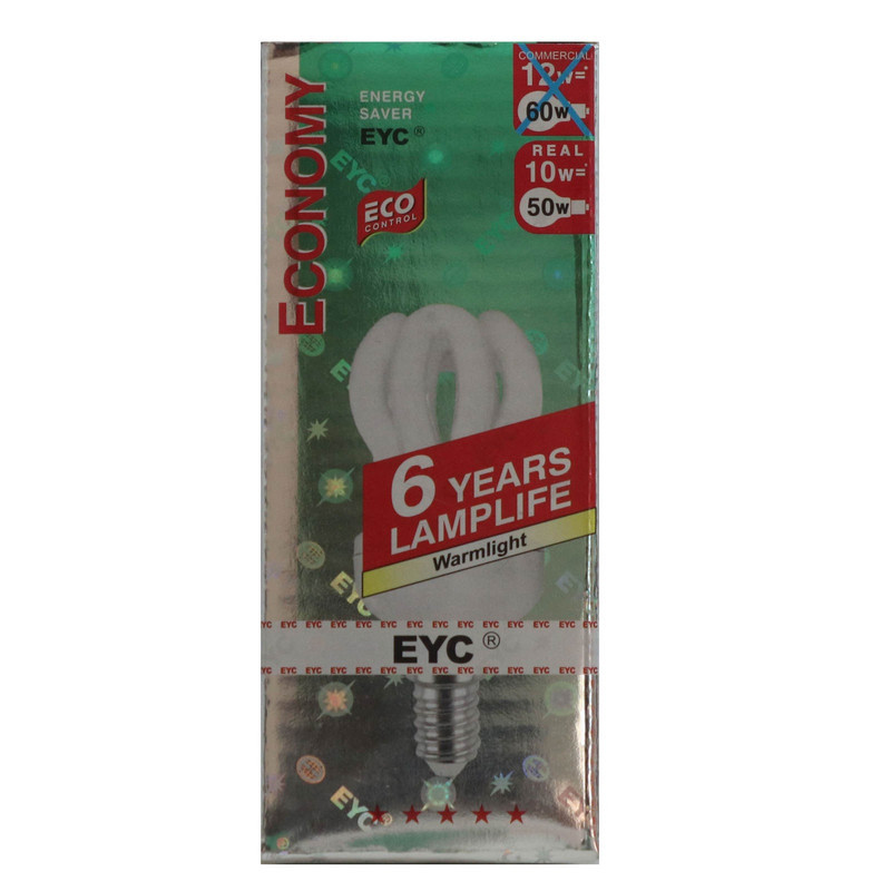 لامپ کم مصرف 10 وات ای وای سی کد SKI21 پایه E14 بسته 2 عددی