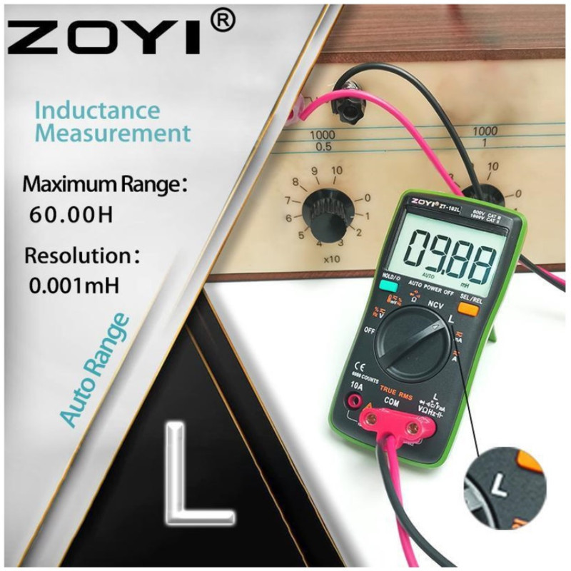 ال سی آر متر و مولتی متر زویی مدل ZT-102L