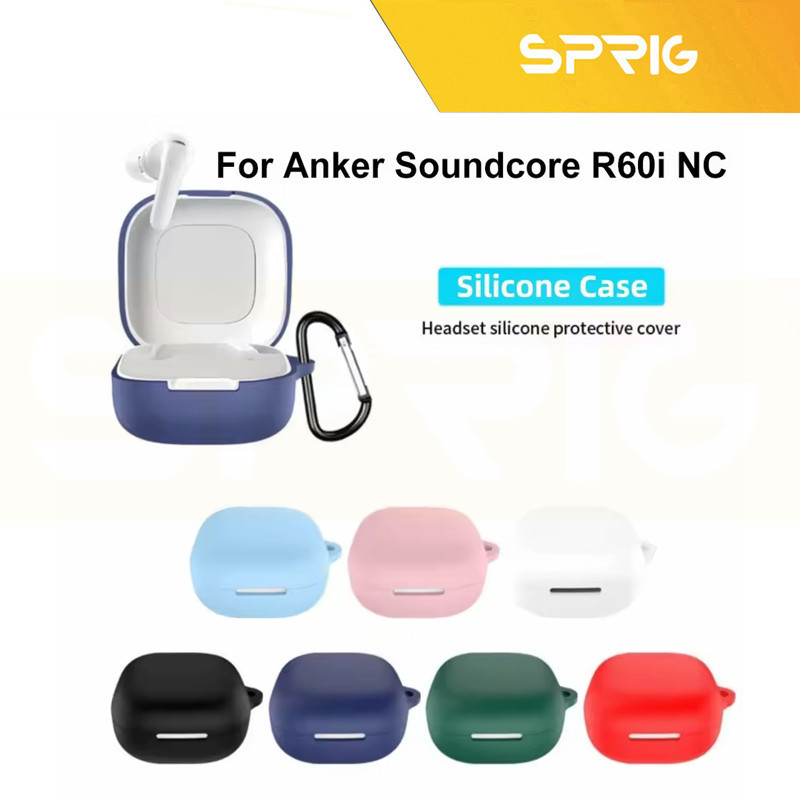 کاور اسپریگ مدل Silicone-SP مناسب برای کیس هدفون بی سیم انکر Soundcore R60i NC