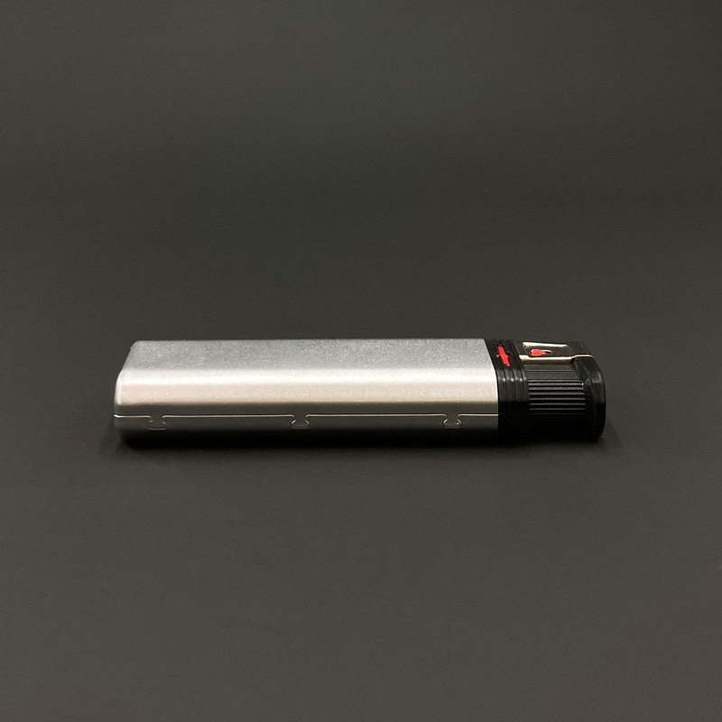 فندک مدل دکمه ای سیلور کد DKD-1720