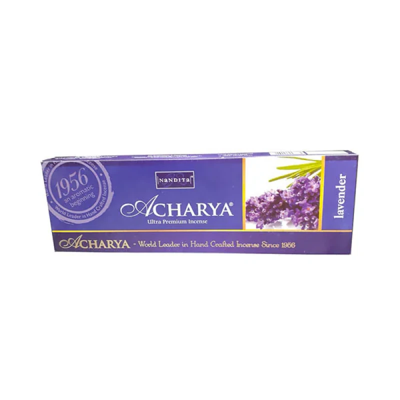 عود دست‌ساز مدل آچاریا رایحه اسطوخدوس، چوب بسته 20 عددی
