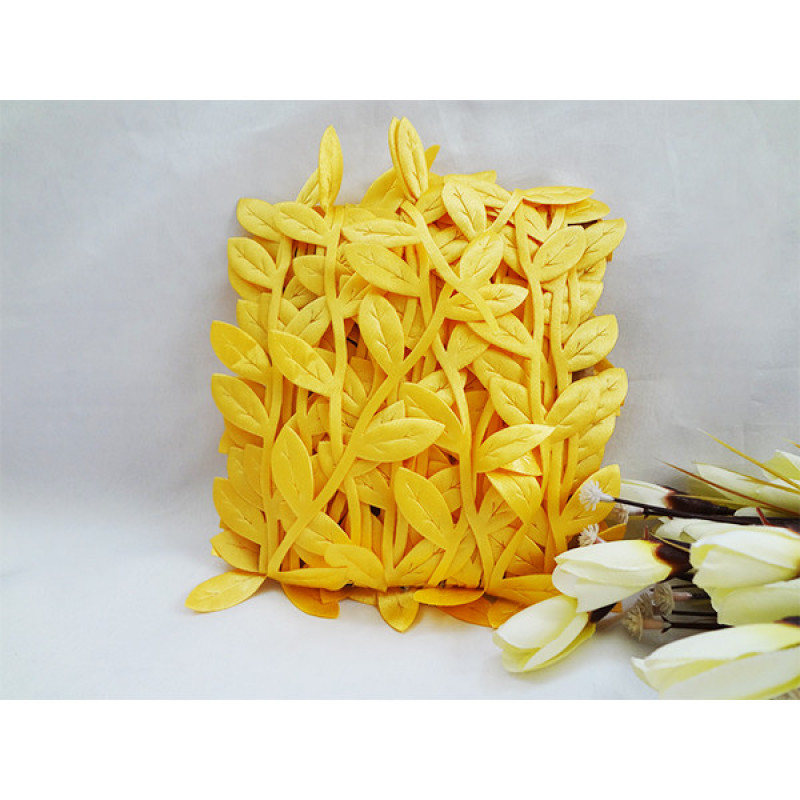 گل مصنوعی مدل ریسه برگ پارچه ای کد 126 طول 10 متر