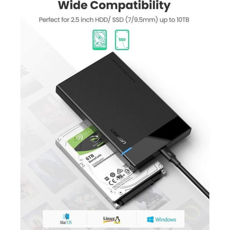 باکس تبدیل SATA به USB3.1 یوگرین مدل US221-50743