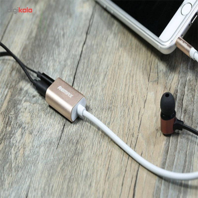 کابل AUX ریمکس مدل RL-S20 3.5 Audio Sharing طول 0.25 متر