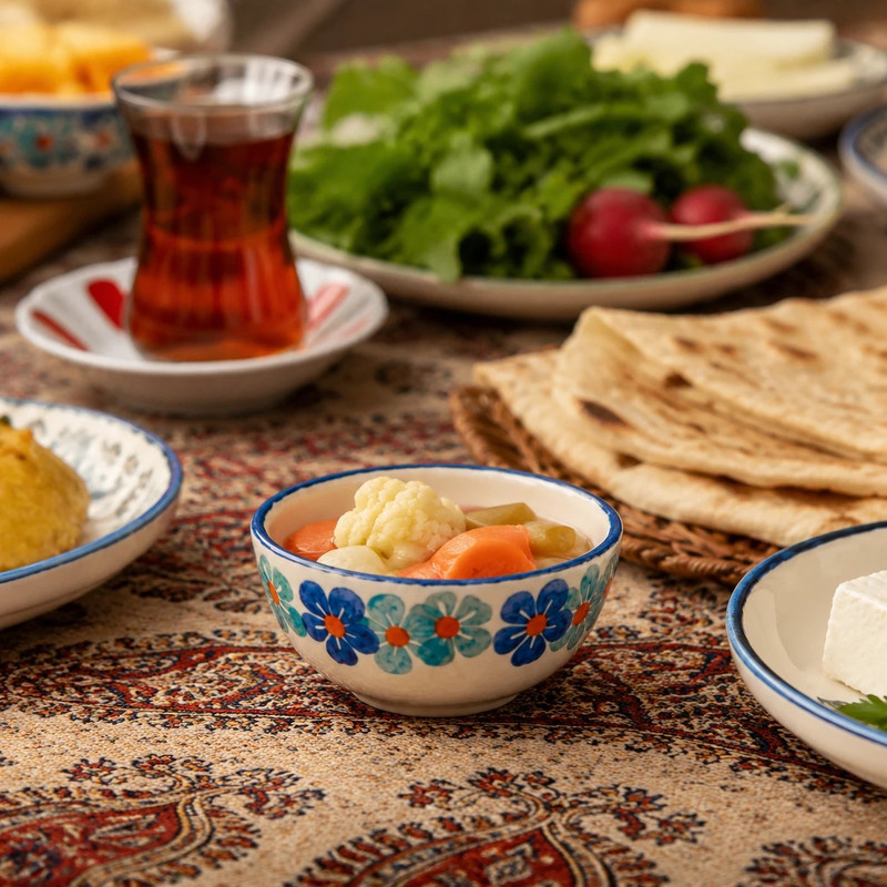 پیاله مدل گلپونه z08 مجموعه 3 عددی