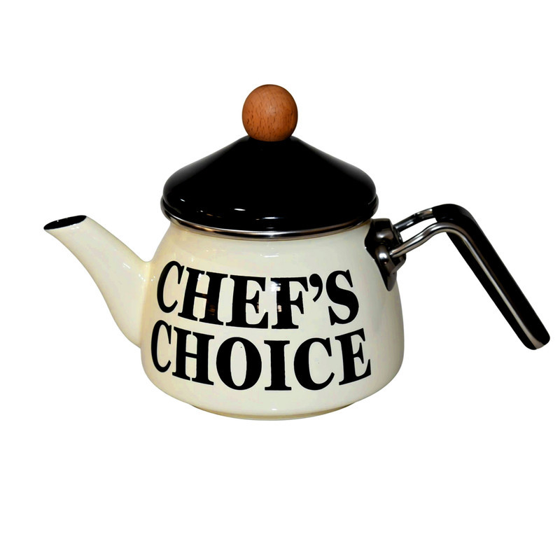 ست کتری و قوری شاهین مدل CHEF گنجایش کتری 2.1 لیتر و گنجایش قوری 1.1 لیتر