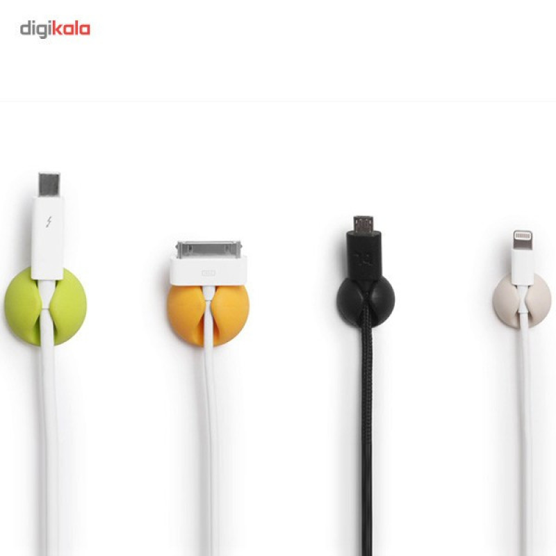 نگهدارنده کابل بلولانژ مدل CableDrop بسته 6 عددی
