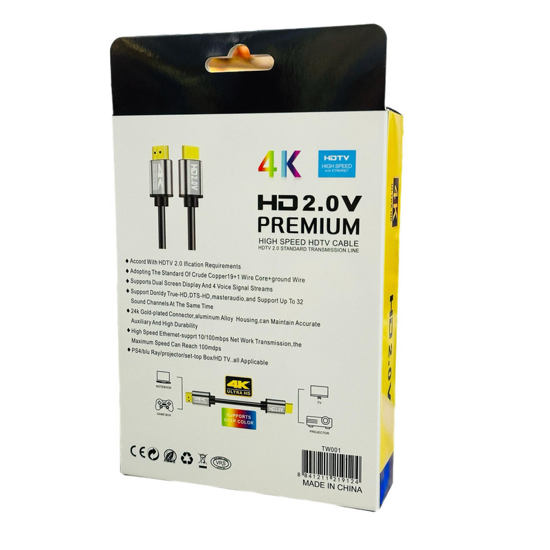 کابل HDMI مدل 4K ULTRA HD طول 1.5 متر